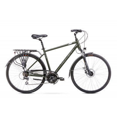 Trekingový bicykel Romet Wagant 4 28" zeleno grafitový 21" hliníkový 